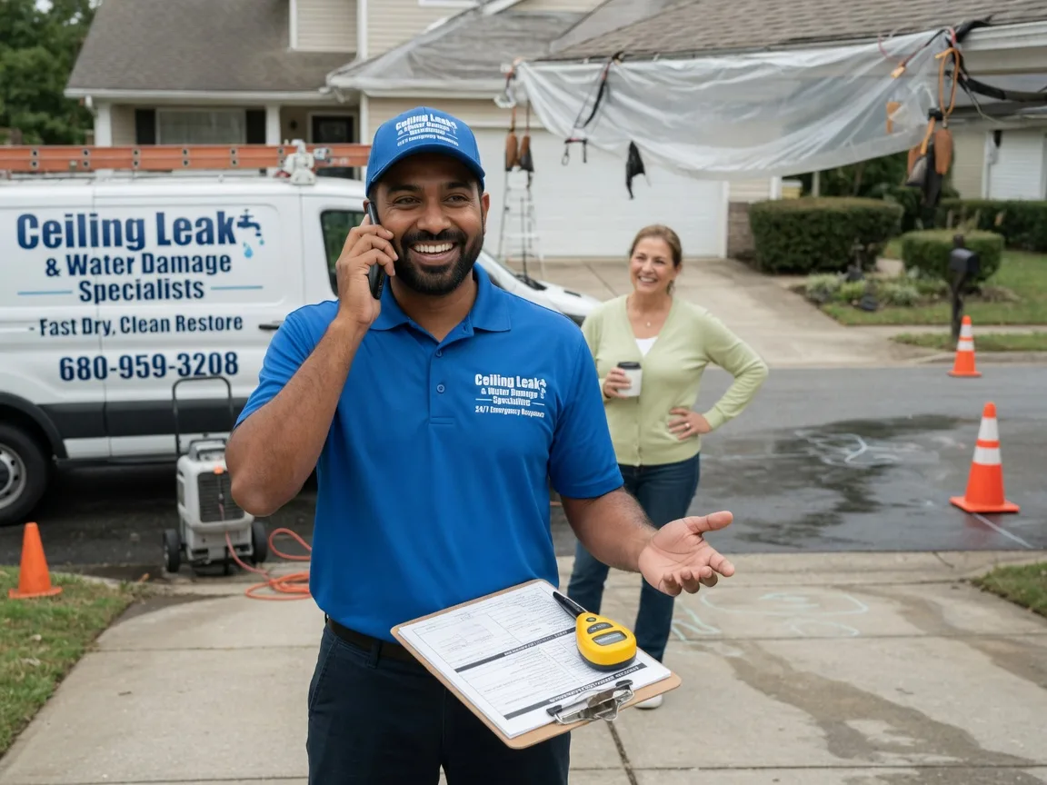 Ceiling Leak Cleanup Terril, IA FAQs